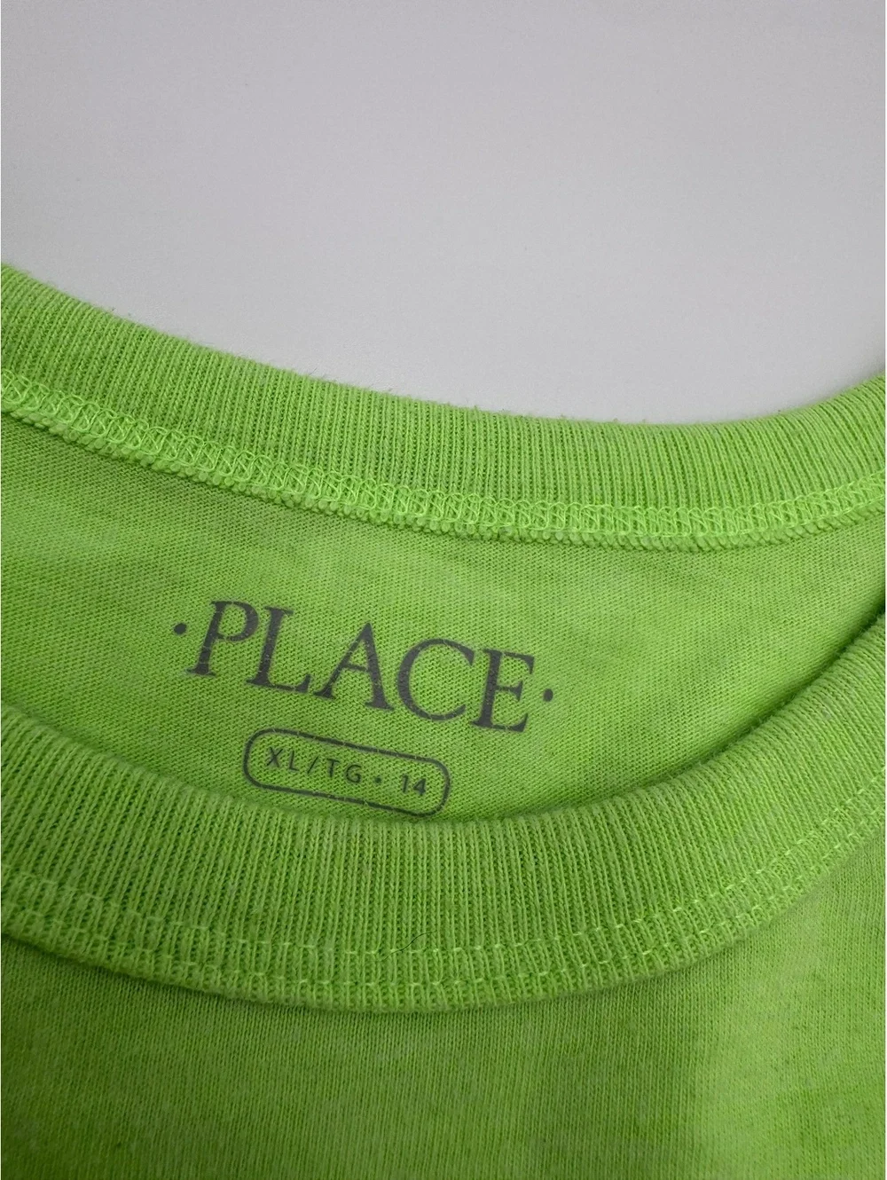 Children's Place Kids XL 14 Lime Green 'Game Mode' Graphic T-Shirt
